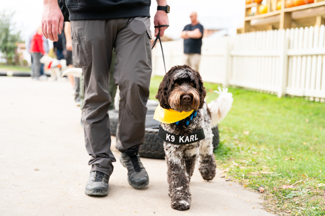 K9 Karl with Mike Mrstik