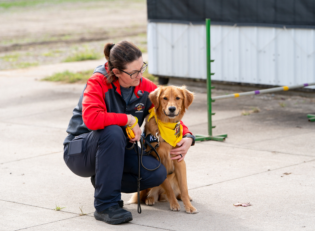 K9 Sunnie with Anna Demuth